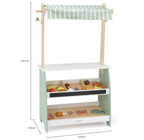 Dřevěný obchod s potravinami