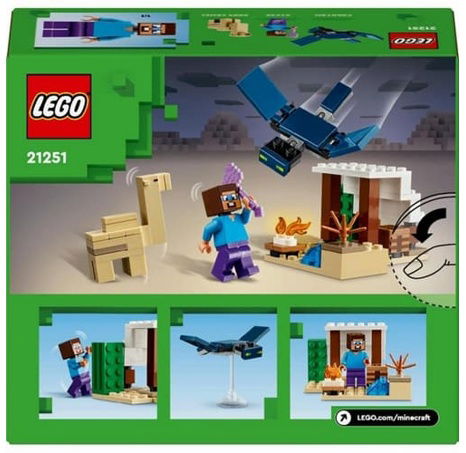 LEGO® Minecraft 21251 Steve a výprava do pouště