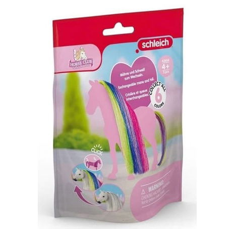 Schleich 42654 Duhové doplňky na ocas a hřívu