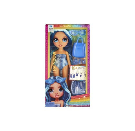 Regenbogen High Fashion Puppe im Badeanzug Skyler
