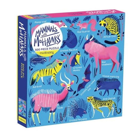 Mudpuppy Mammals with Mohawks 500 dílků