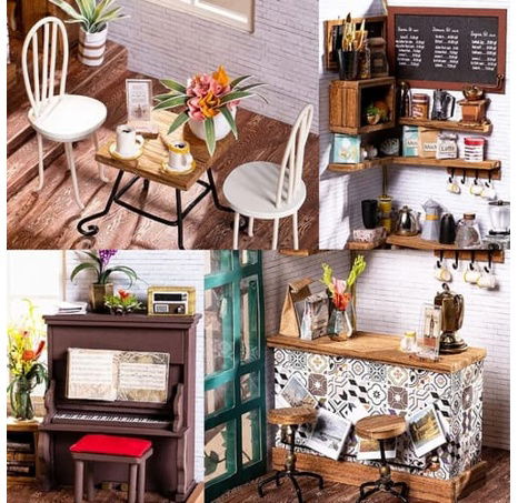 RoboTime miniatura domečku Kavárna