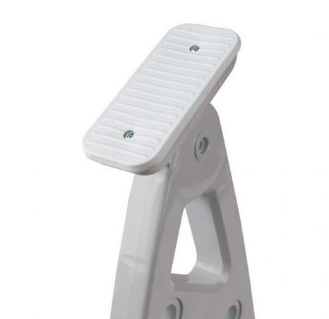 Nastavitelné schůdky se sedátkem k toaletě, šedé