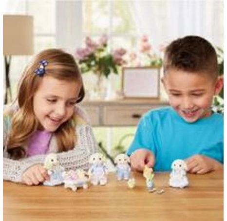 Sylvanian Families Květinový set a sourozenci Flora králíků