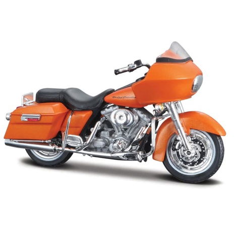 Maisto - HD - Motorrad - 2002 FLTR Road Glide, orange-metallic, Blisterbox, 1:18