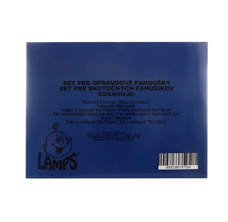 Fandící set Česká republika s kloboukem