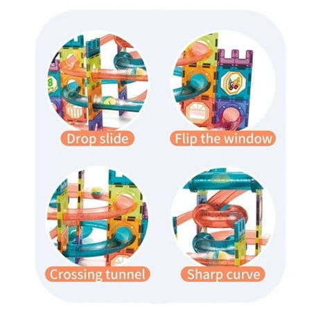 Magnetická stavebnice Hrad maxi 125 ks