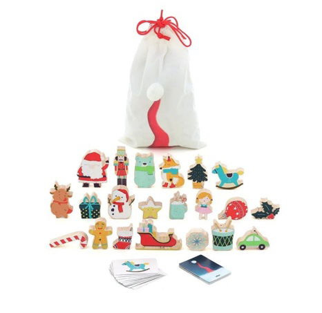 Vilac Adventskalender zum Anfassen und Finden