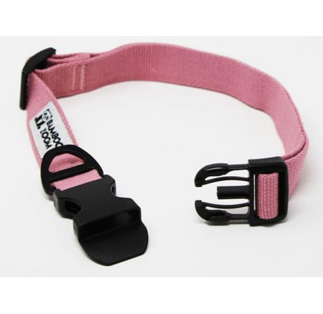 Bamboo Zoom Obojek pro psy růžový S