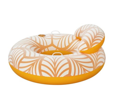 Nafukovací kruh/křeslo s úchyty Comfort Plush Deluxe, 118x117cm