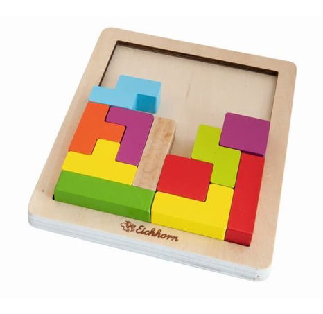 Dřevěná hra skládání tvarů