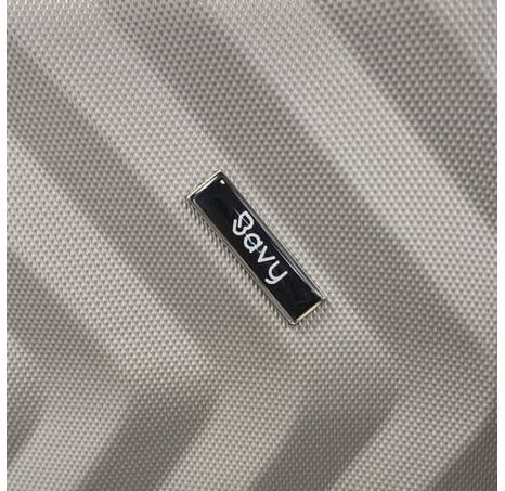 Bavy Cestovní kufr skořepinový 24" Waves Gold beige