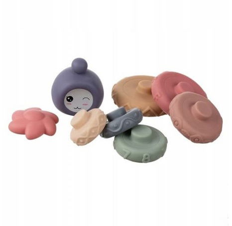 Měkké senzorické kostky - 8 ks