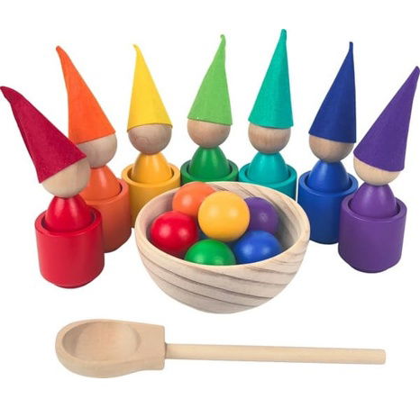 2Kids Toys Duhové panenky s míčky 7 barev