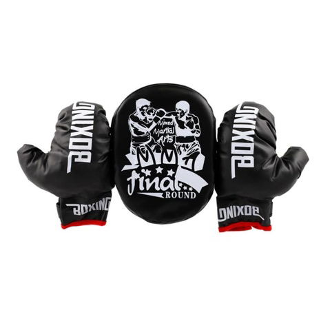 Sada boxovací - lapa + 2 rukavice v síťce 22x33x14cm