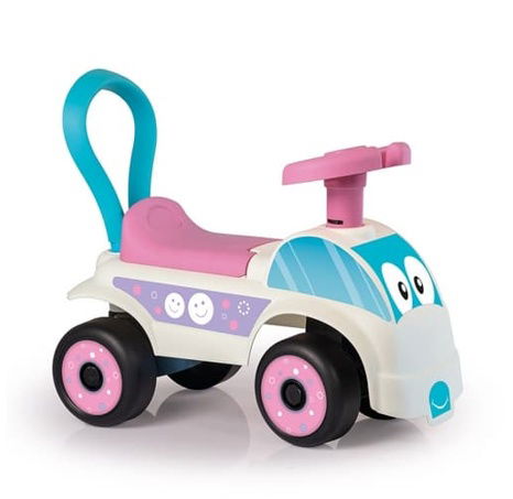 Odrážedlo auto, bílo-růžová