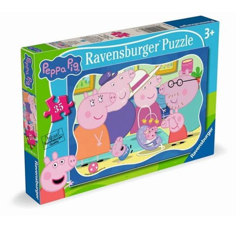 Puzzle Prasátko Peppa 35 dílků