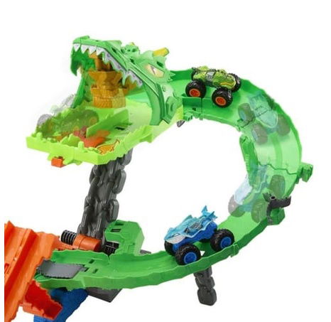 Hot Wheels Monster trucks dráha dračí zkáza