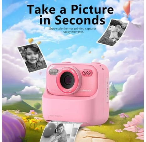 Černý foťák s termotiskem + 32GB karta zdarma