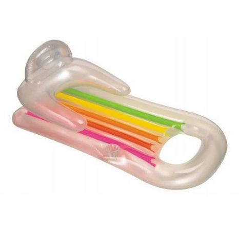 Nafukovací lehátko Intex s opěrkou zad 160 x 85 cm