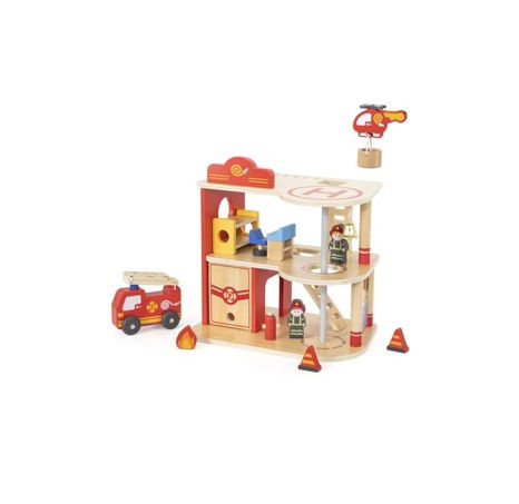 Dřevěná hasičská stanice