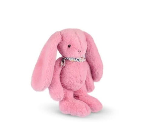 Doudou Plyšový králíček s šátkem růžový 35 cm