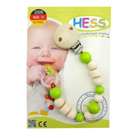 Hess Klips na dudlík světle zelený