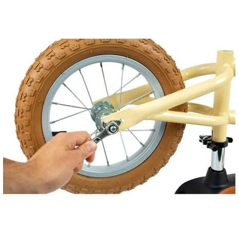 Bigjigs Toys Balanční odrážedlo krémové