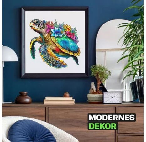 EscapeWelt Dřevěné puzzle Želva 200 dílků