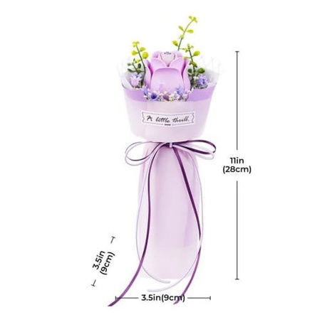 RoboTime 3D skládačka Fialová růže