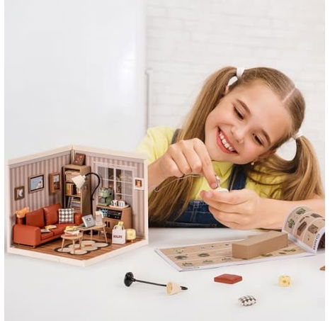 RoboTime miniatura domečku Útulný obývací pokoj