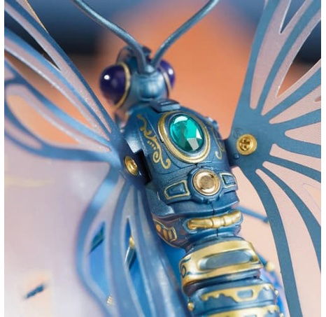 RoboTime 3D mechanická skládačka Modrý motýl