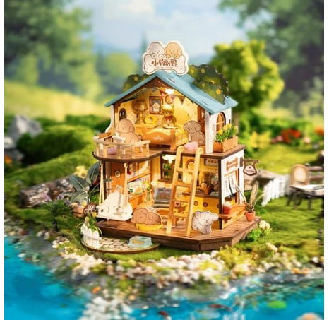 RoboTime Miniatura domečku Domeček pro štěňátka