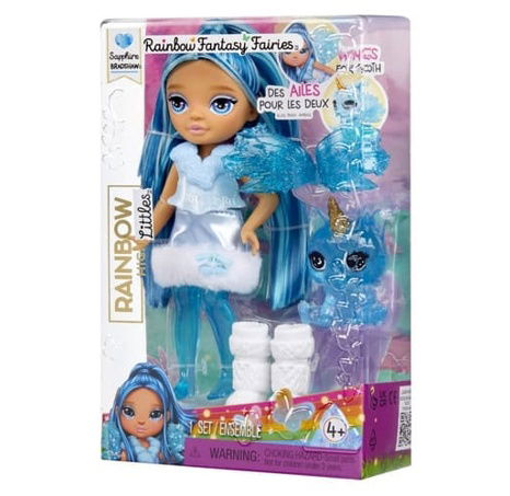 Rainbow High Malá sestřička víla - Sapphire (Blue)