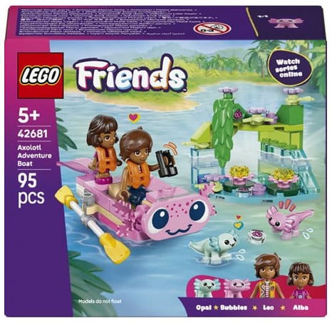 Lego Friends 42681 Dobrodružný člun s axolotly