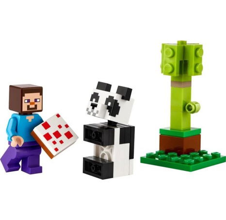 LEGO Minecraft 30672 Steve s mládětem pandy