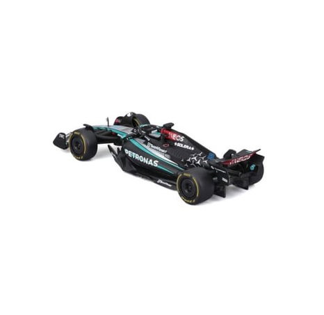 Bburago - RACE Formule F1, Team Mercedes-AMG Petronas W15 (2024), #63 George Russell, 1:43