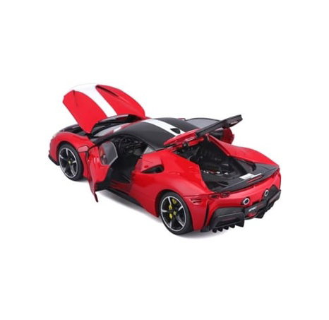 Bburago - SIGNATURE SERIES, Ferrari SF90 Stradale Assetto Fiorano, červená, 1:18