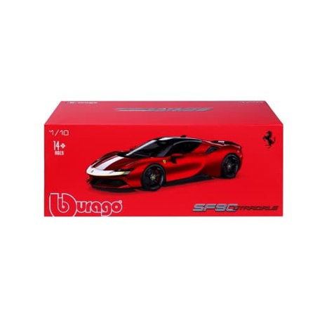Bburago - SIGNATURE SERIES, Ferrari SF90 Stradale Assetto Fiorano, červená, 1:18