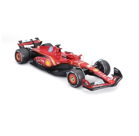 Bburago - RACE F1 v dekorativním boxu, Ferrari SF-24 (2024), #16 Charles Leclerc, 1:24