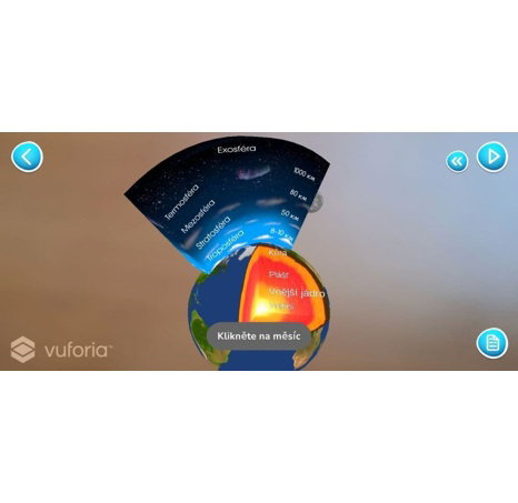 Interaktivní Glóbus CZ - 32 cm, 3D Reliéf, LED, Noční země (AG-3215)