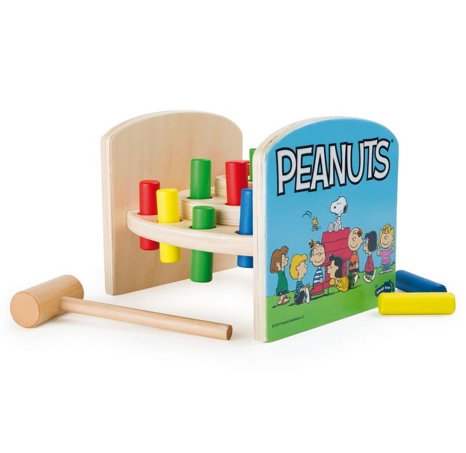 small foot Dřevěná zatloukačka Peanuts