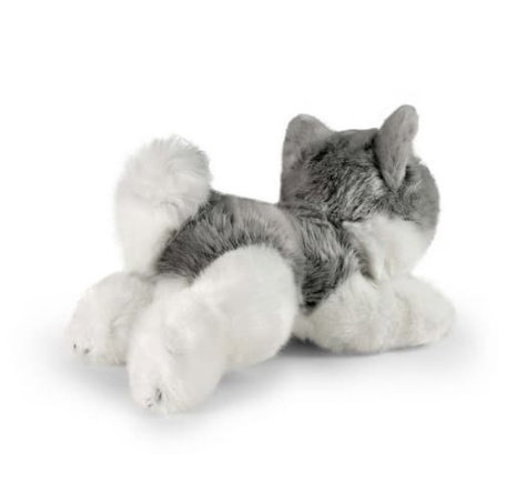 Rappa Plyšový pes husky ležící 20 cm ECO-FRIENDLY
