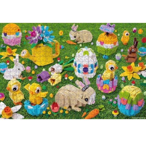 Chronicle Books Puzzle LEGO® Hledání velikonočních vajíček 500 dílků