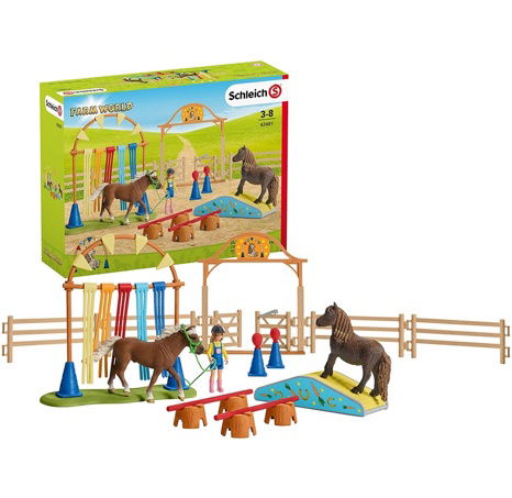 Schleich 42481 Trénink v agility pro poníky