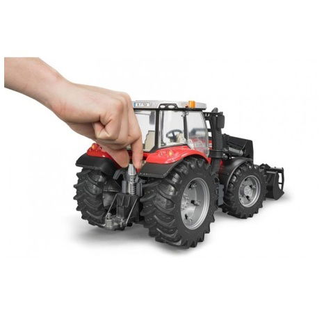 Bruder 3047 Traktor MASSEY FERGUSON + čelní nakladač