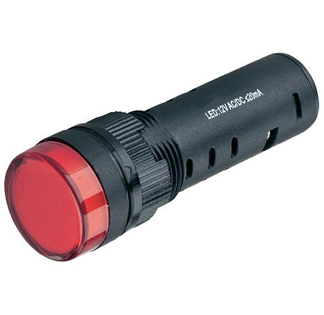 LED Pilot světlo Warnton Barthelme 58901211, 12 V DC/AC, blikající, červené