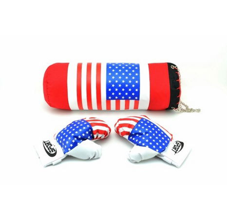 Boxovací pytel + rukavice 45x15cm