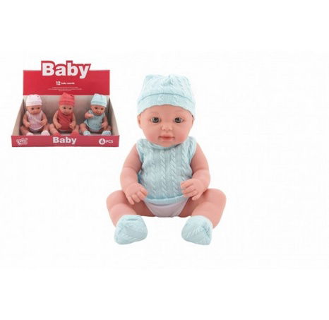 Panenka/miminko 30cm pevné tělo na baterie se zvukem