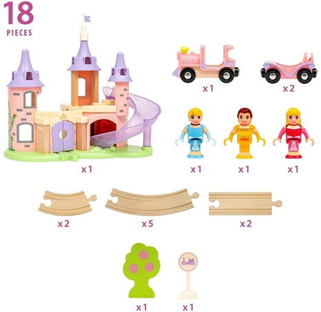 Brio 33312 Disney Princess Zámecká vlaková sada